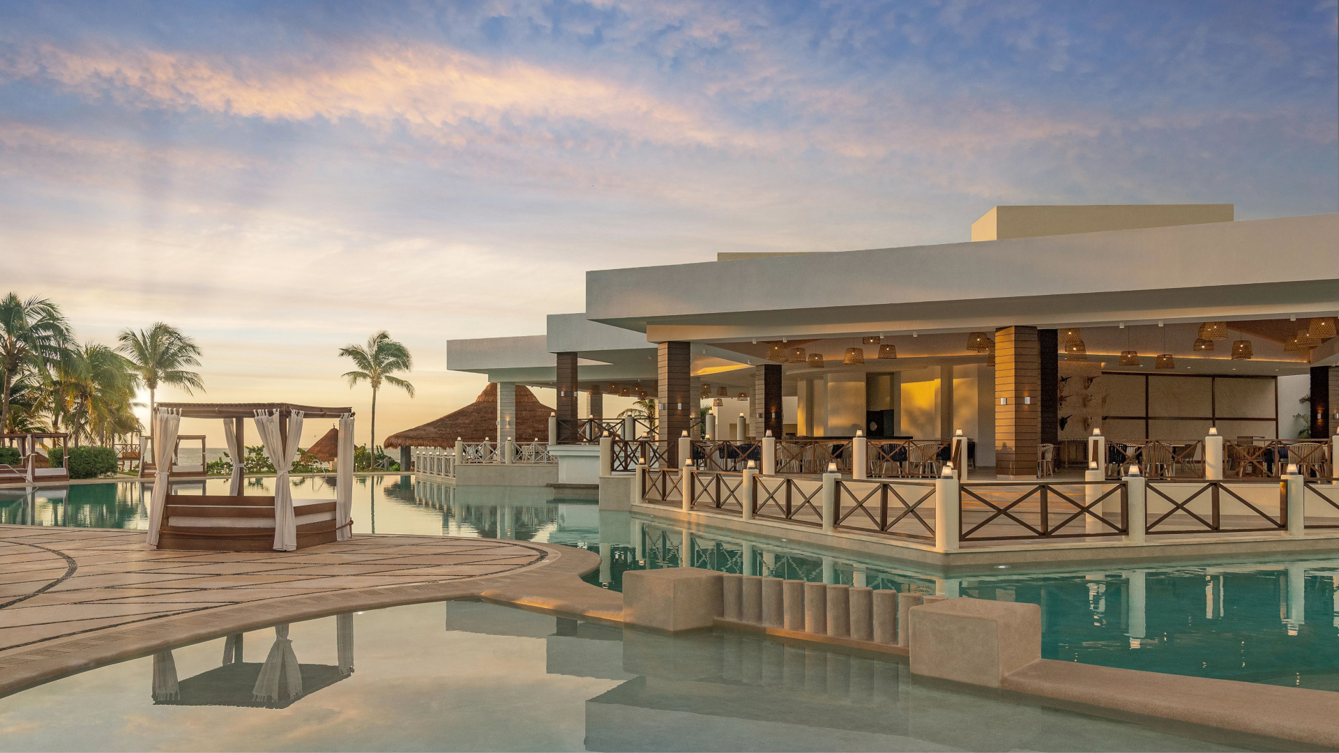Principal view of the Dreams Puerto Morelos, Riviera Maya with Aquaterra Travels