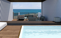 Suite swim up