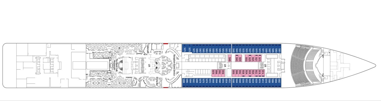 MSC Divina pont 5 Saturno 