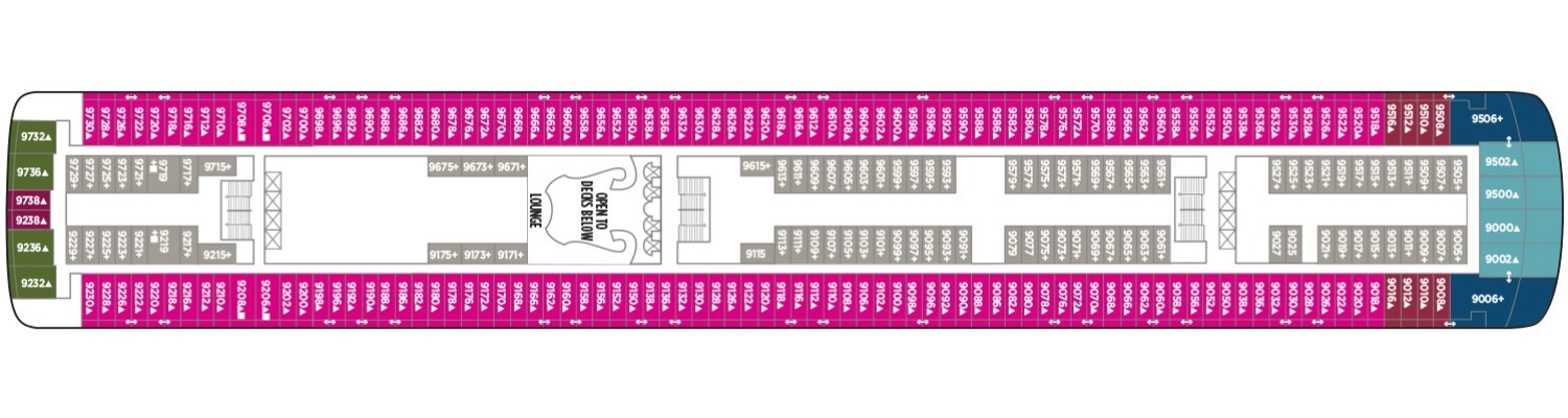 Norwegian Dawn Deck 9
