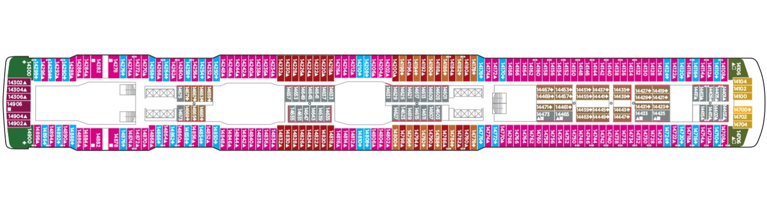 Norwegian Escape Pont 14