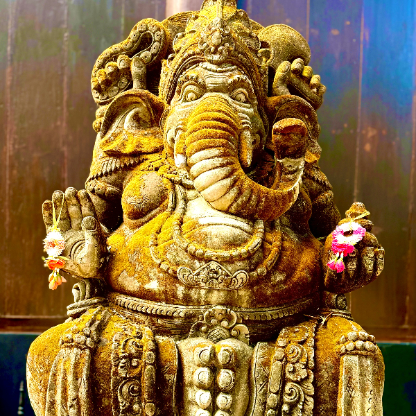 Ornement d'élephant à l'arrière de La Maison Noire, Chiang Rai, Bangkok