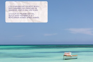 Plage d&rsquo;Aruba avec ses eaux claires et limpides
