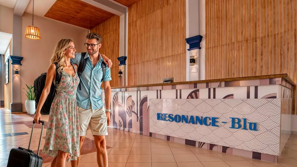 The reception at Resonance Blu Varadero Cuba with Voyages Aqua Terra