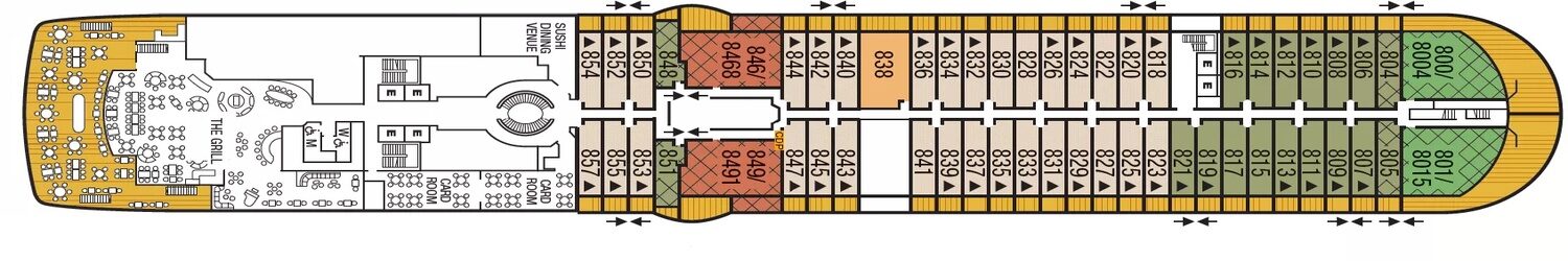 Seabourn Encore Pont 8