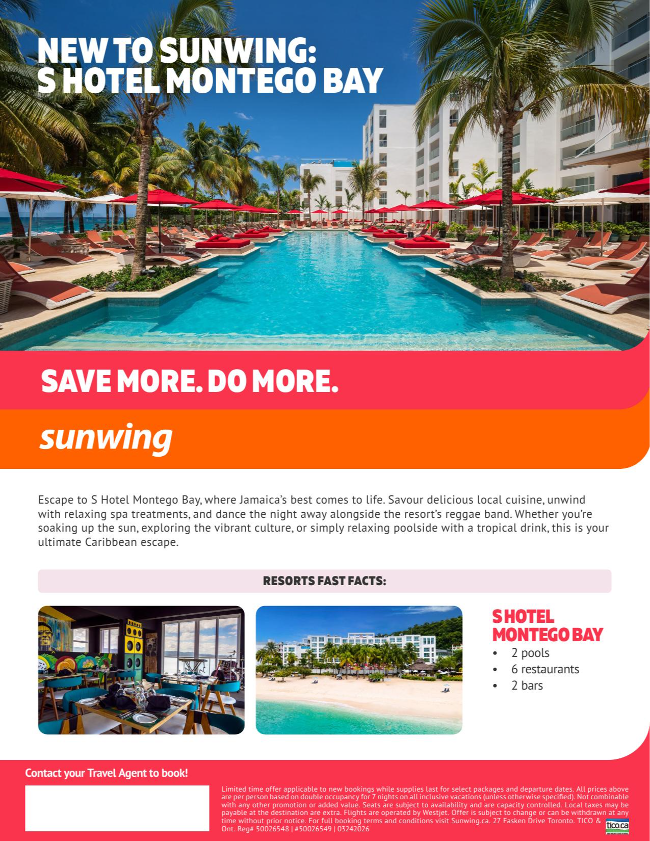 New hotel Sunwing Hotel Montego Bay with Voyages Aqua Terra