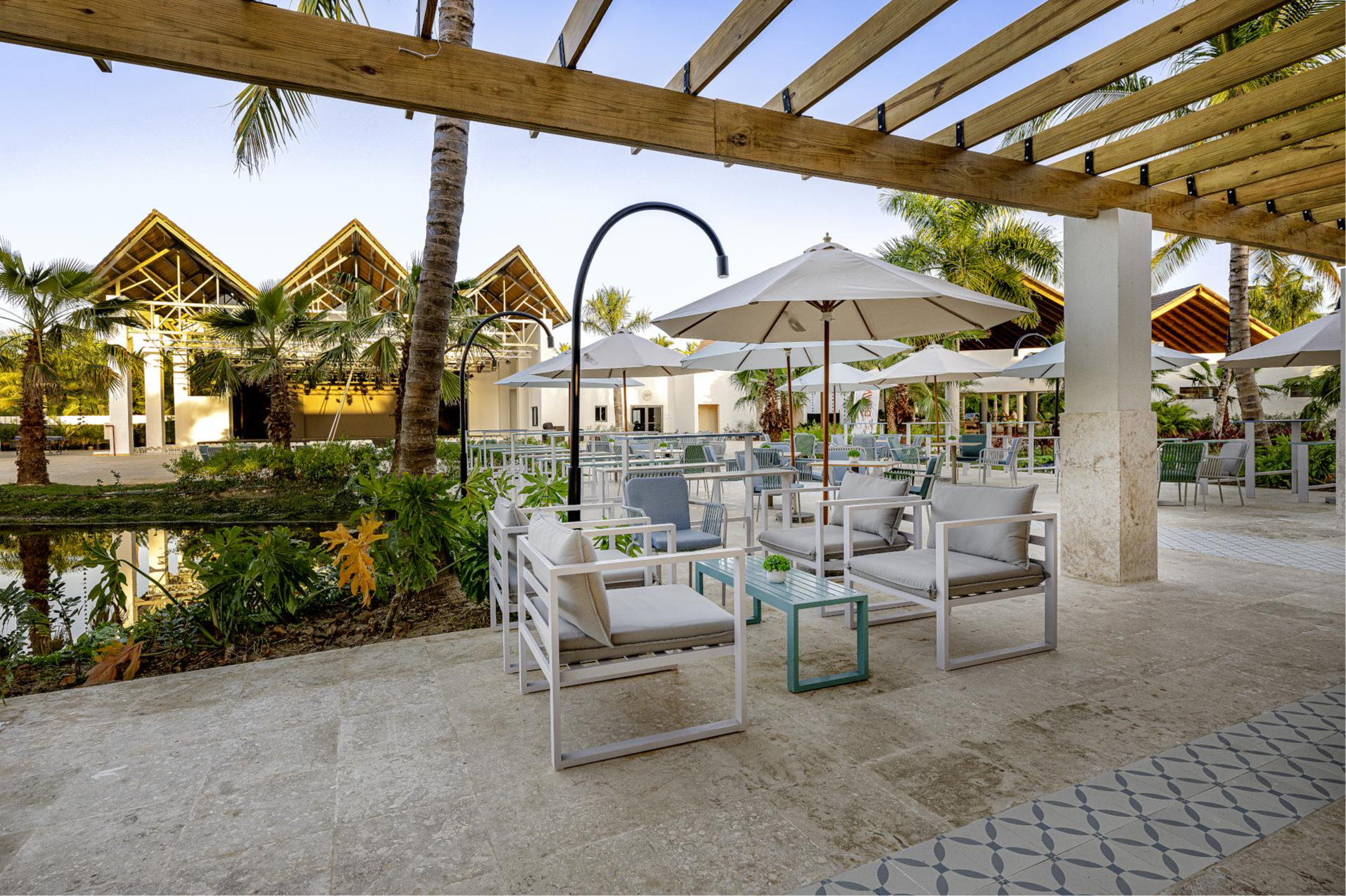 External eating room at Viva Miches by Wyndham, Punta Cana with Aquaterra Travels