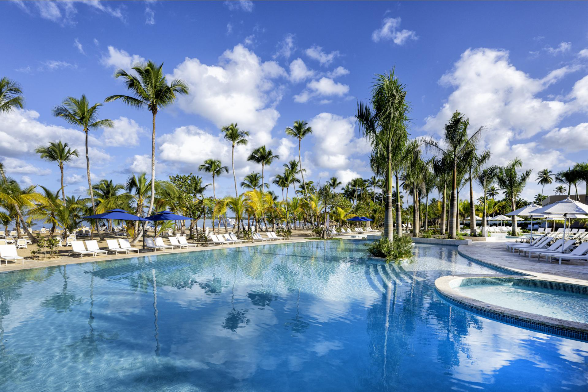 Blue pool at Viva Miches by Wyndham, Punta Cana with Aquaterra Travels