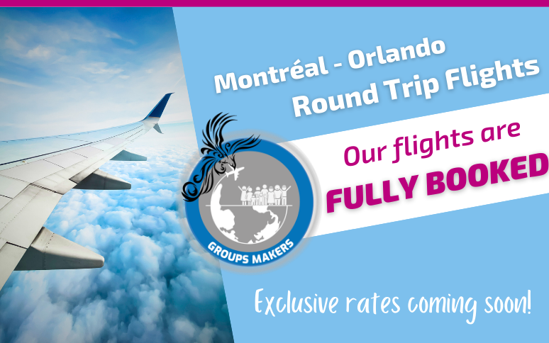 Exclusive rate Voyages Aqua Terra round-trip flight Montreal Orlando Exclusive rate Voyages Aqua Terra round-trip flight Montreal Orlando